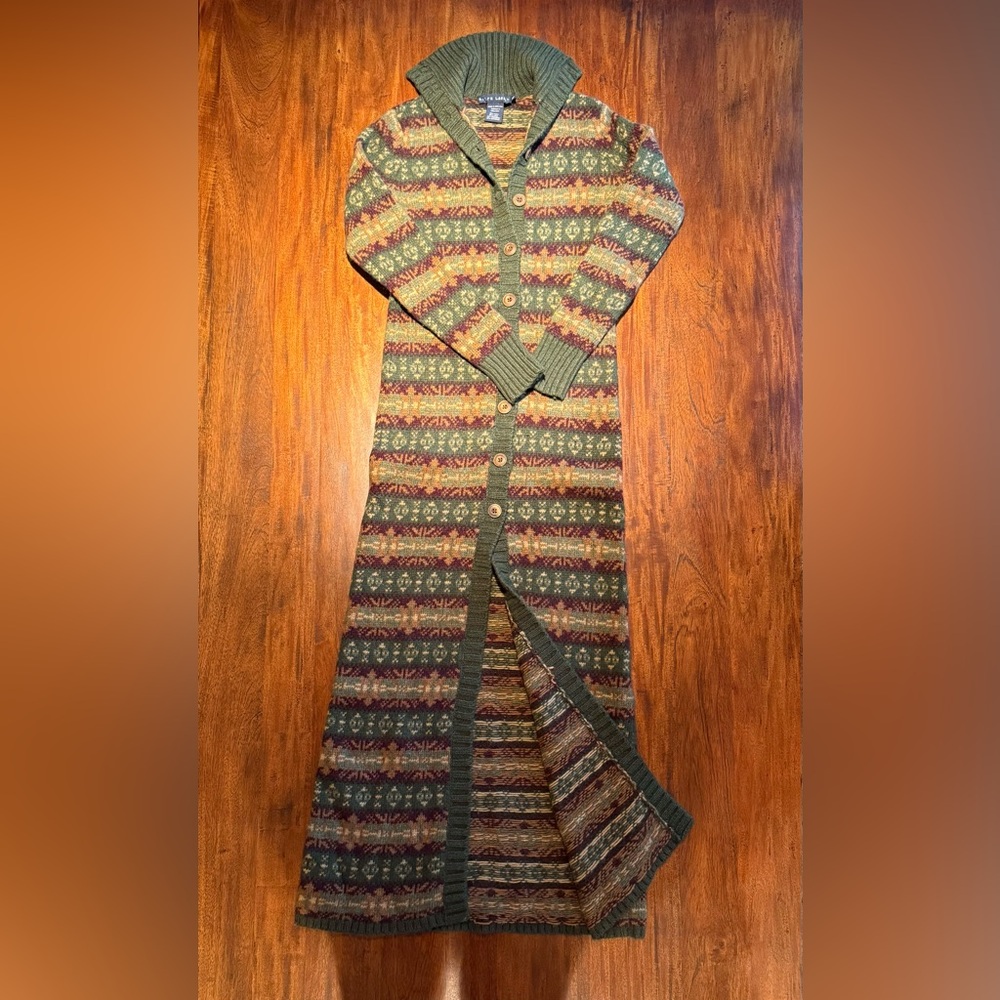 Ralph Lauren Blue Label Long Sweater. Size Small